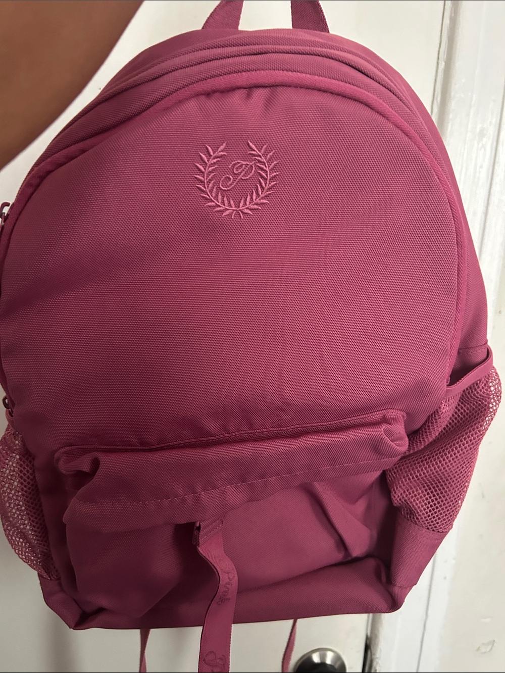 PINK Victoria's Secret Rose Pink Mini Backpack with Crest